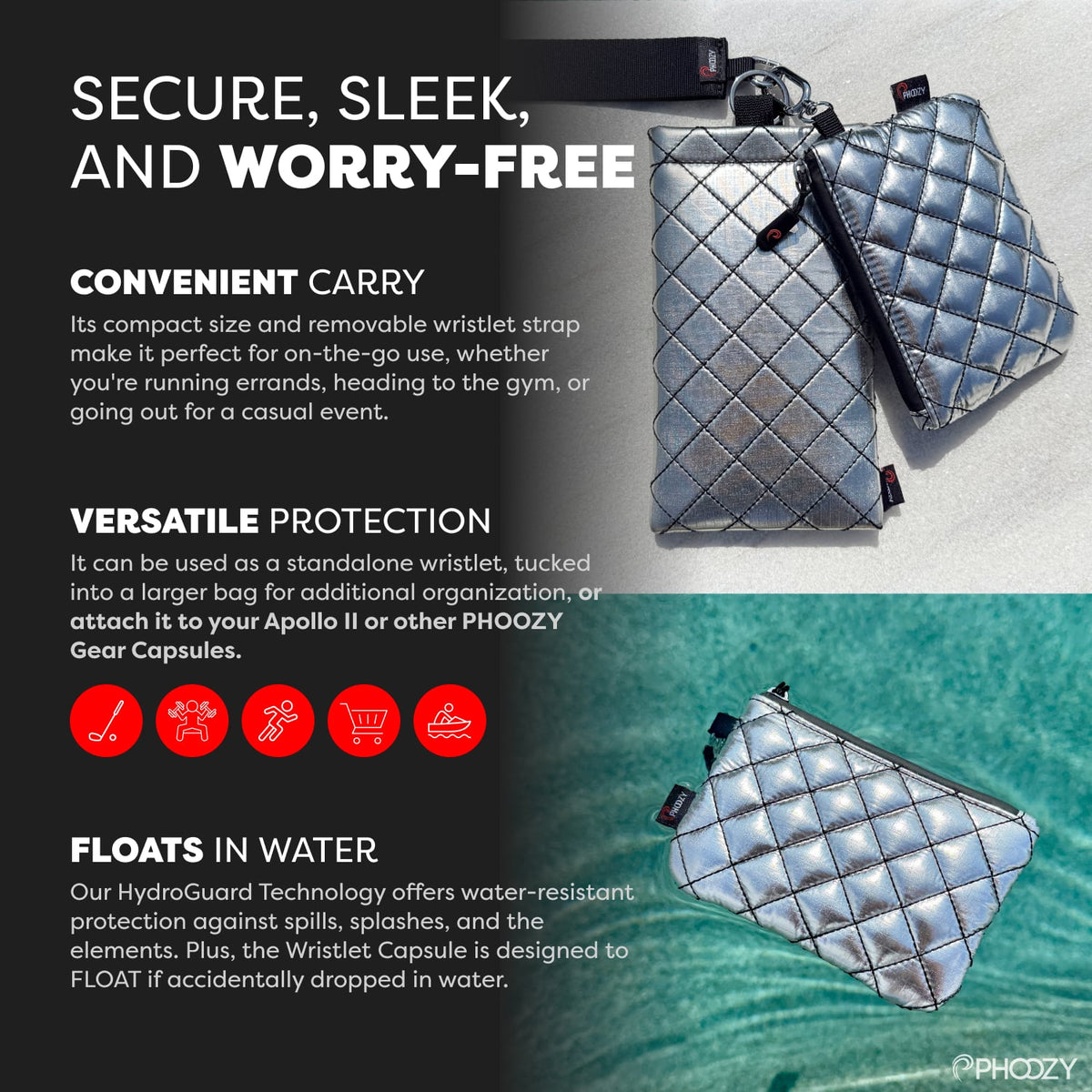 Floating Wristlet Capsule - Essentials On The Go