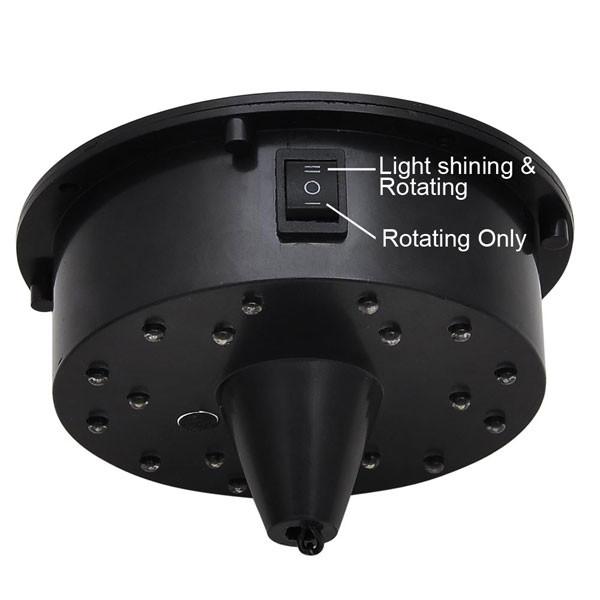 Yescom 16in Shiny Disco Ball with Motor, 8 RGB Lights for Event Party