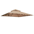 Yescom 10'x10' Gazebo Canopy Replacement Top for Summer Veranda